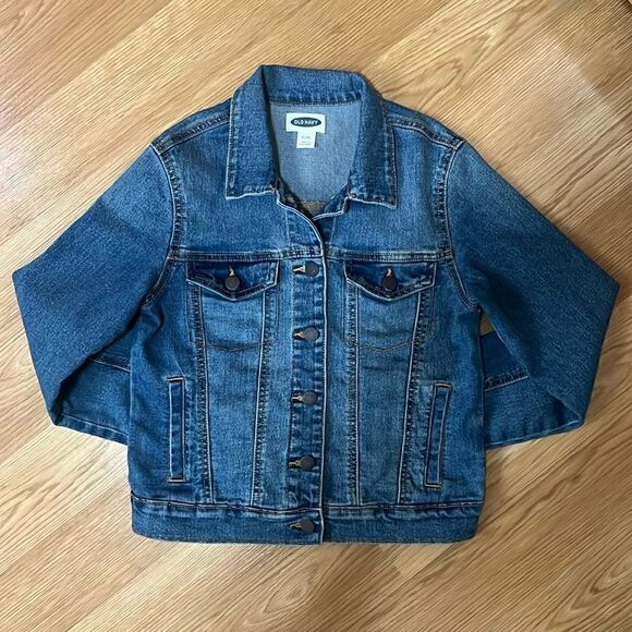 Old Navy Girls Size XL (14) Denim Jean Jacket - Picture 1 of 5